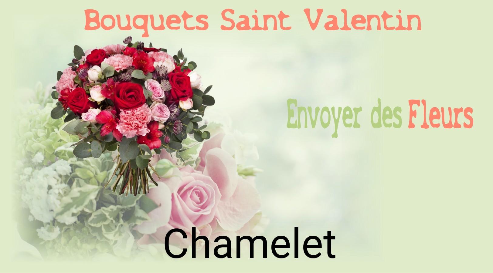 Roses de Saint-Valentin livrées à Chamelet